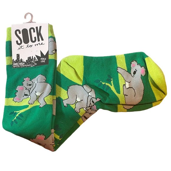Sock It To Me Koala Love Knee High Socks - Picture 3 of 4